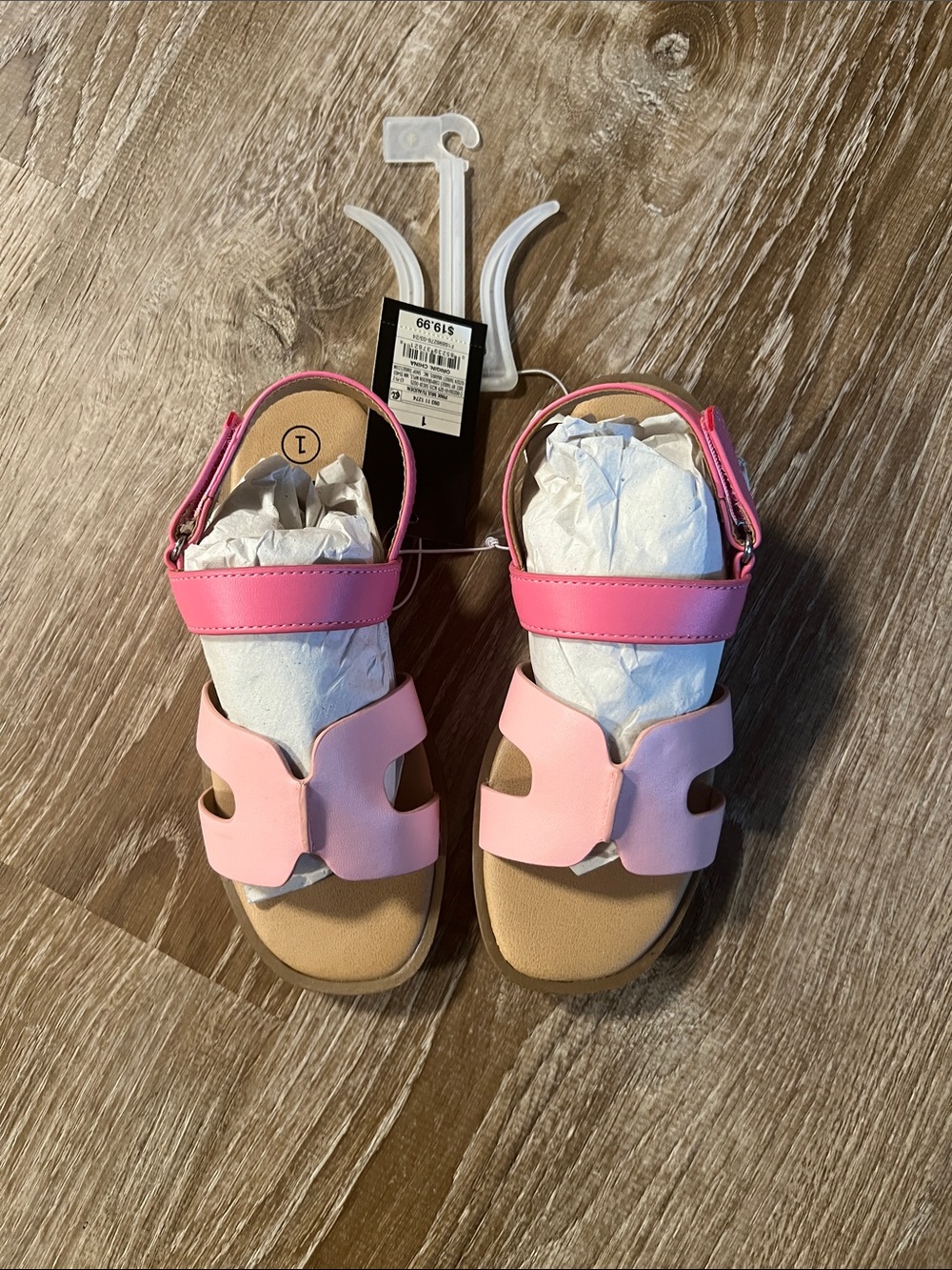 Art Class NWT Auden Multi Pink Sandals size 1